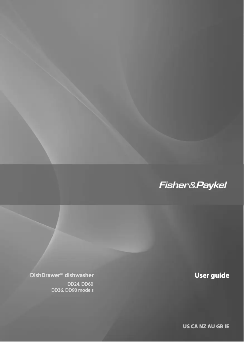 Page n°1 - Manuel utilisateur Fisher & Paykel DD60SDFHX7