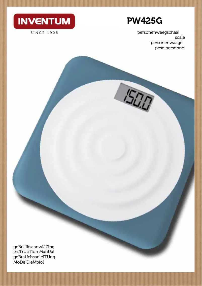 Page 1 de la notice Manuel utilisateur Inventum PW425G