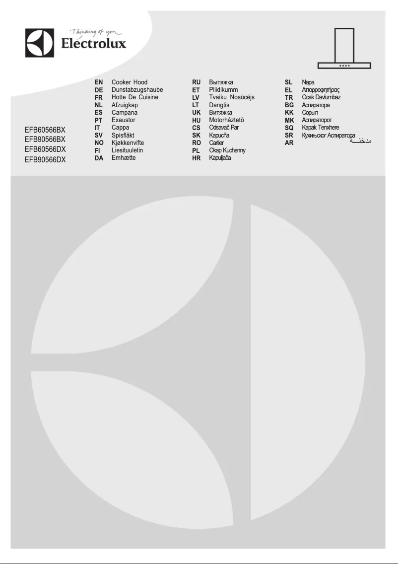 Page n°1 - Manuel utilisateur Electrolux EFB90566BX