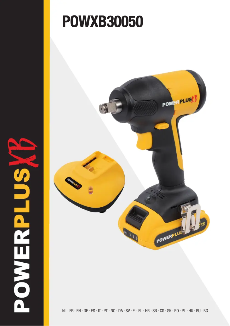 Image de la première page du manuel de l'appareil POWXB30050
