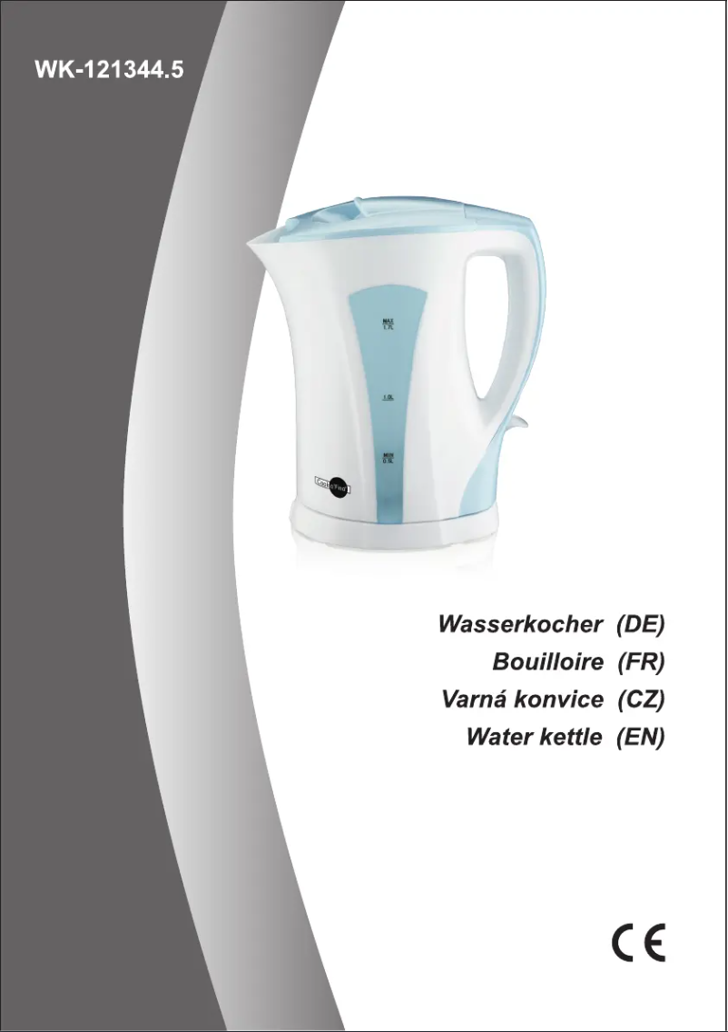 Image de la première page du manuel de l'appareil WK-121344