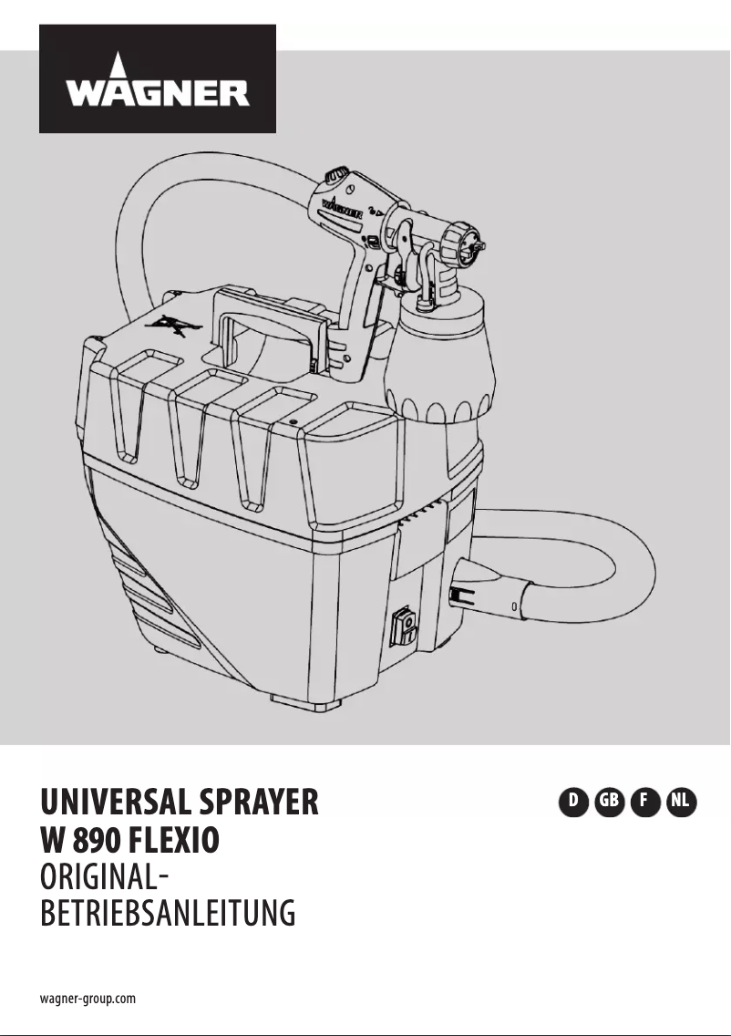 Image de la première page du manuel de l'appareil W 890 Flexio