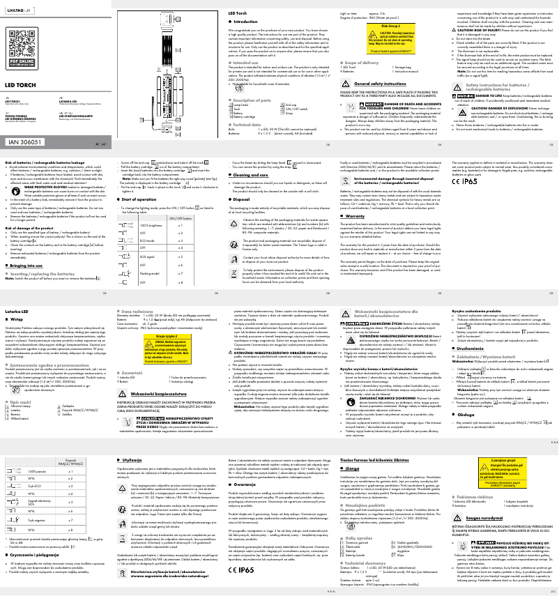 Página 1 del manual Manual de usuario Livarno Lux HG04063