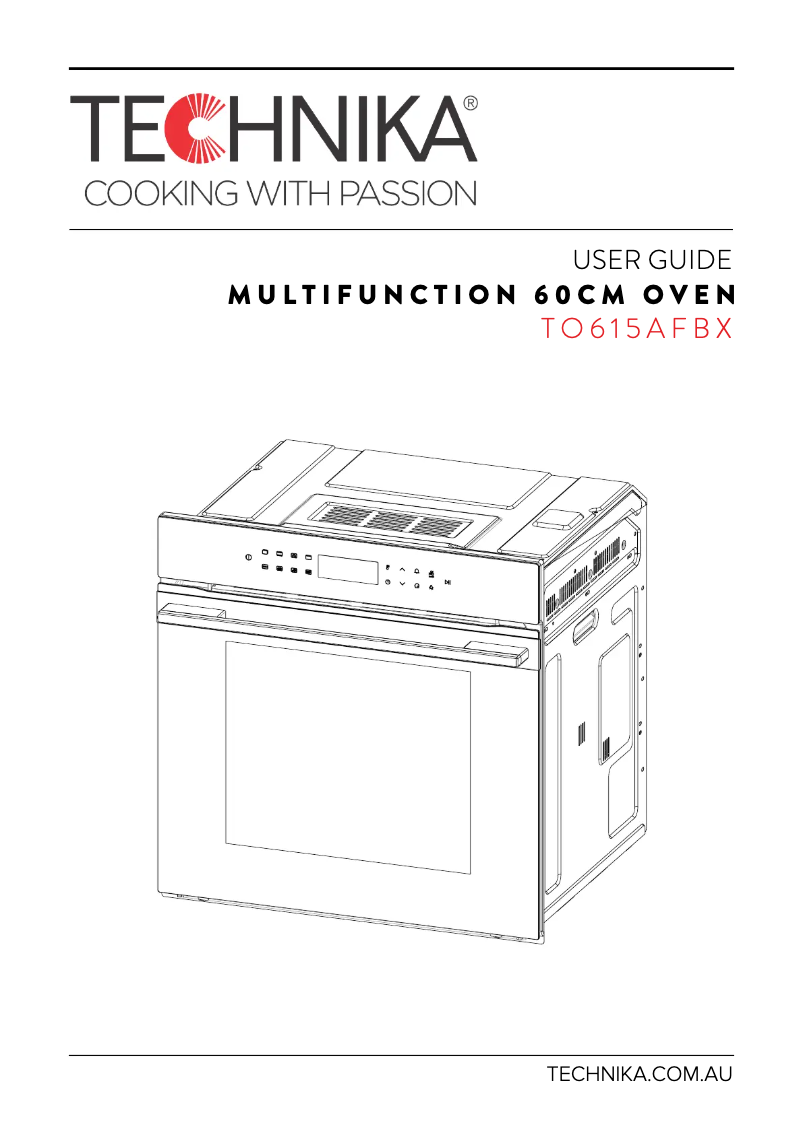 Image de la première page du manuel de l'appareil TO615AFBX