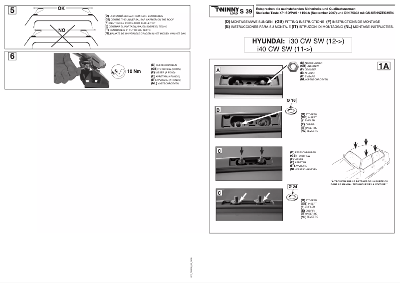 Image de la première page du manuel de l'appareil S 39