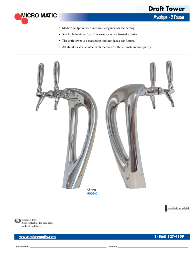 Page n°1 - Manuel utilisateur Micro Matic 9502-F