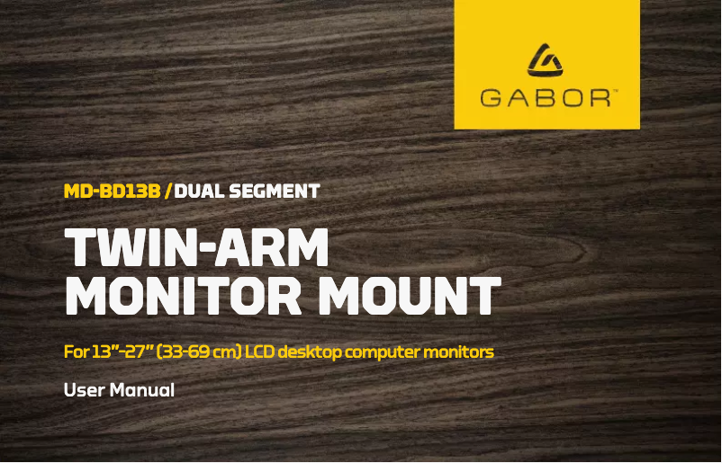 Página 1 del manual Manual de usuario Gabor MD-BD13B