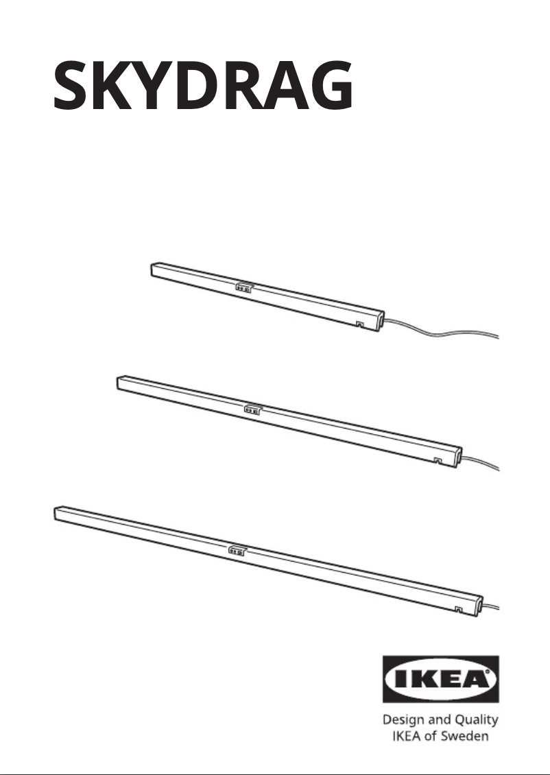Page 1 de la notice Manuel utilisateur Ikea SKYDRAG 005.207.79