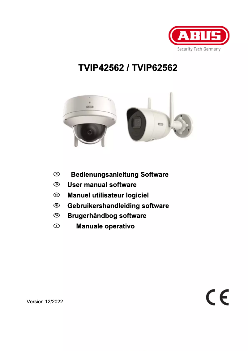 Image de la première page du manuel de l'appareil TVIP62562