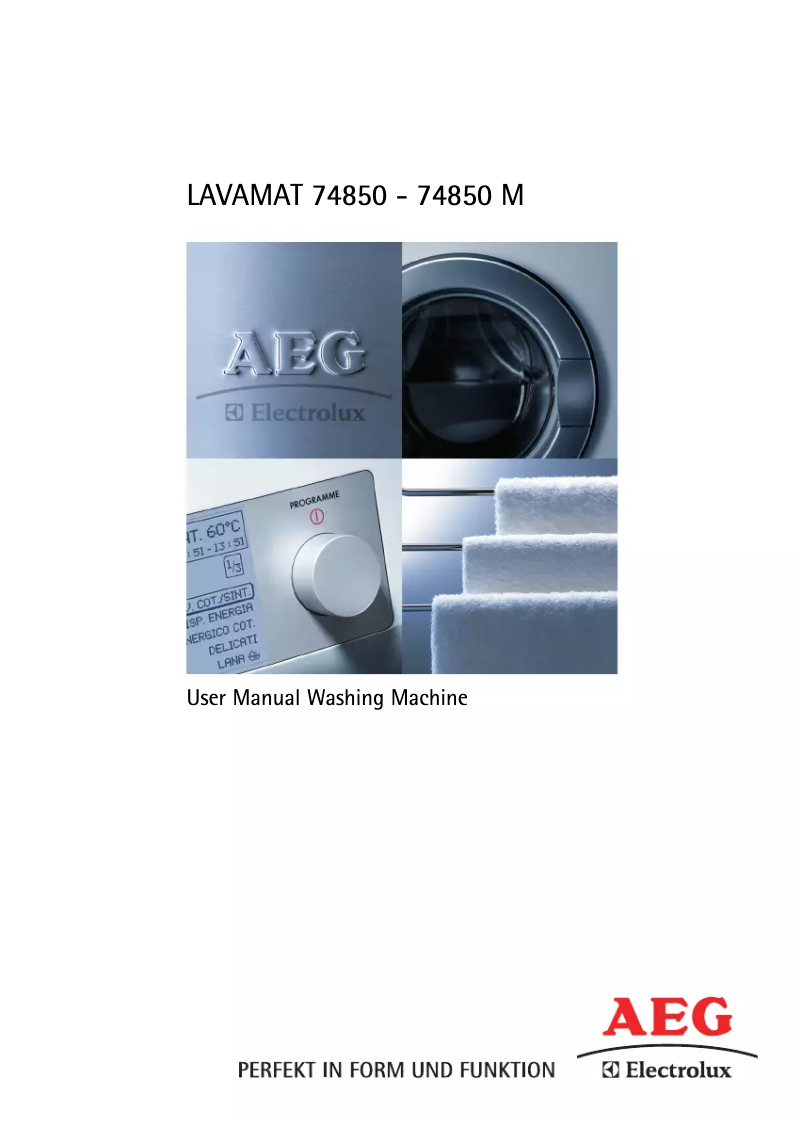 Image de la première page du manuel de l'appareil L 74850 M