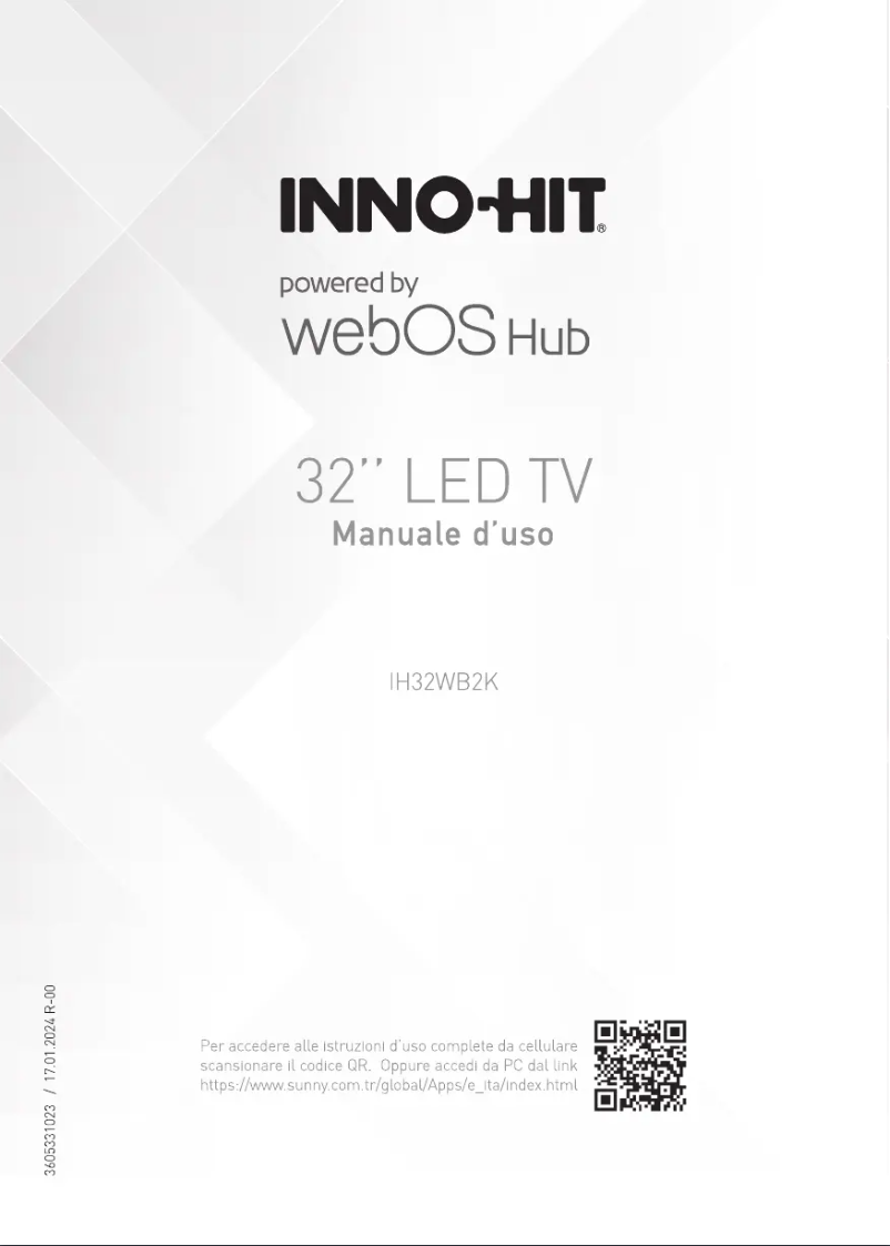 Page n°1 - Manuel utilisateur Inno-Hit IH32WB2K
