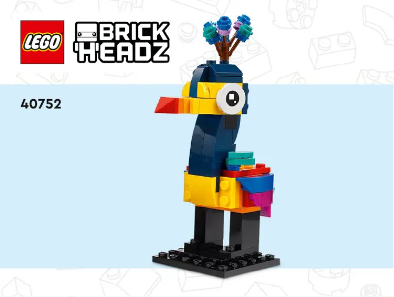 Page n°1 - Manuel utilisateur Lego Brickheadz 40752