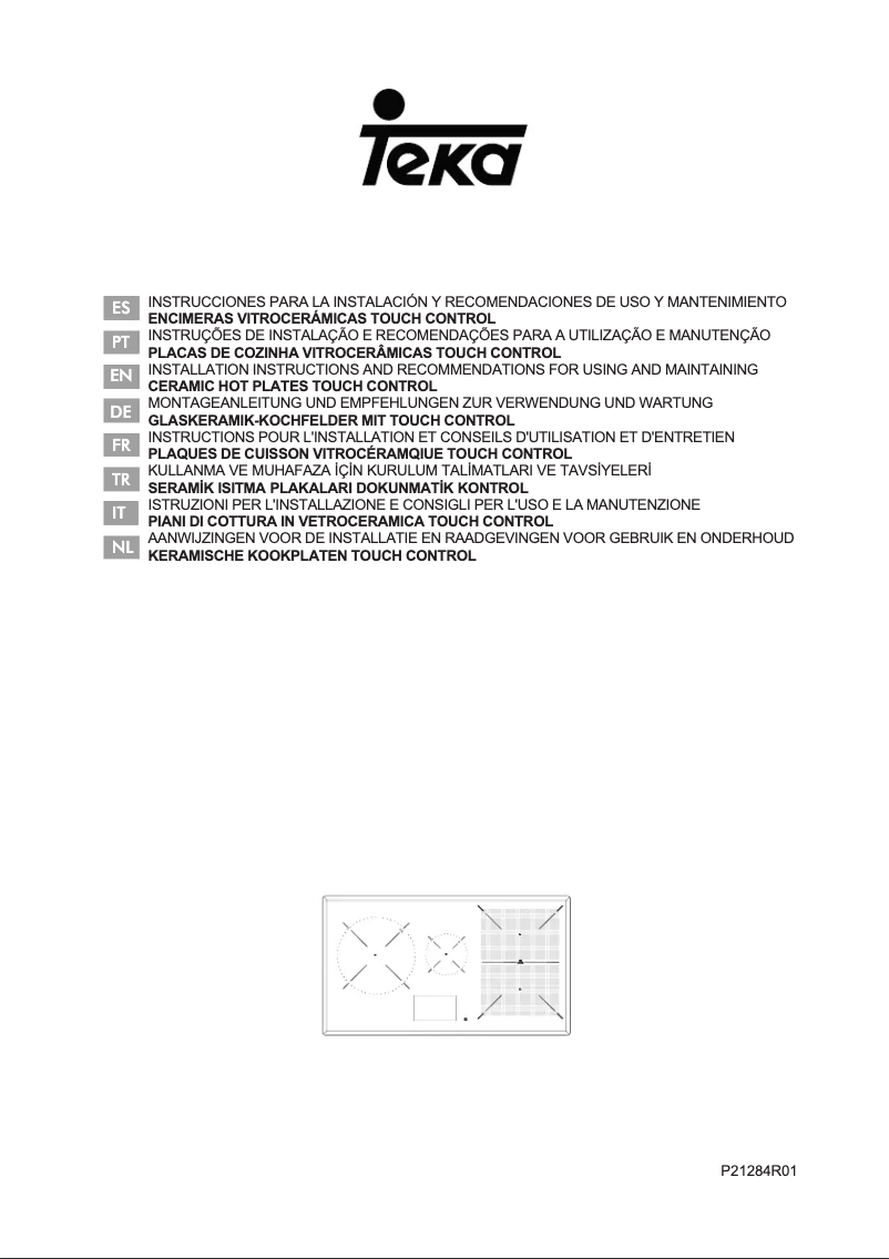 Page 1 de la notice Manuel utilisateur Teka IRF 9480 TFT