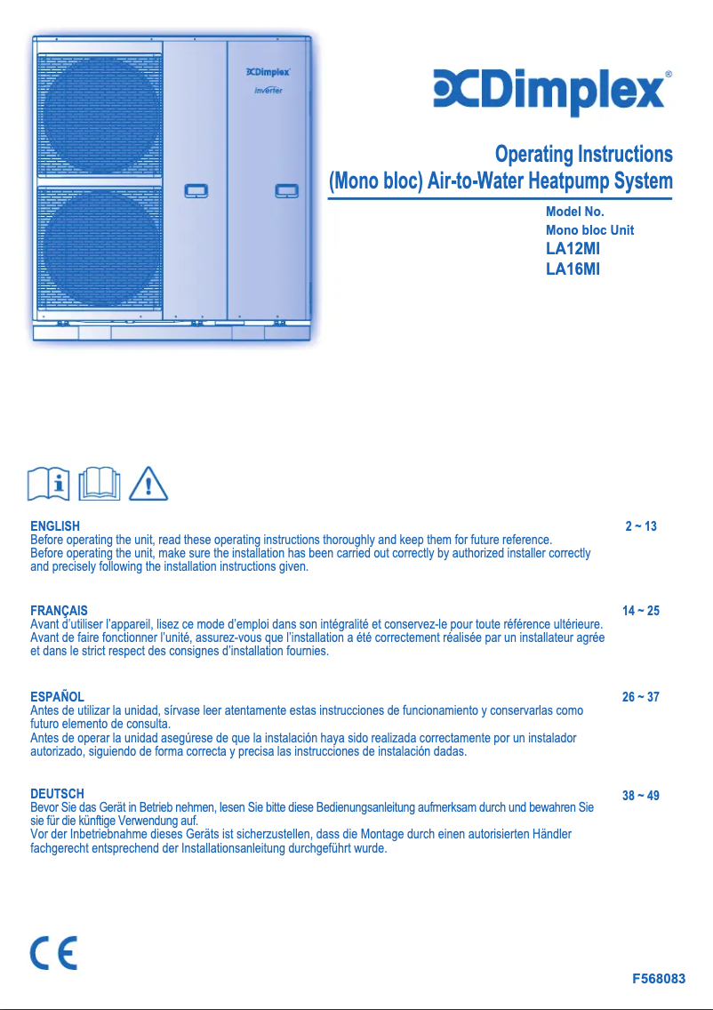 Page n°1 - Manuel utilisateur Panasonic LA6MI