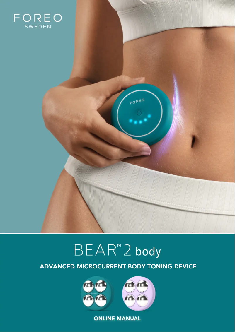Page n°1 - Manuel utilisateur Foreo BEAR 2 body