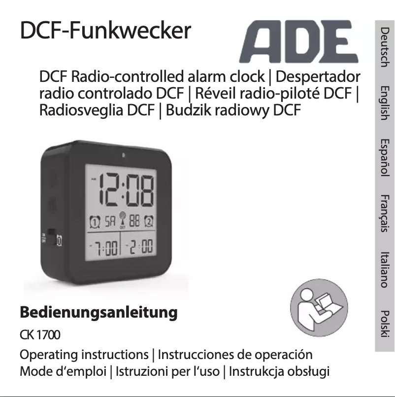 Page 1 de la notice Manuel utilisateur ADE CK 1700