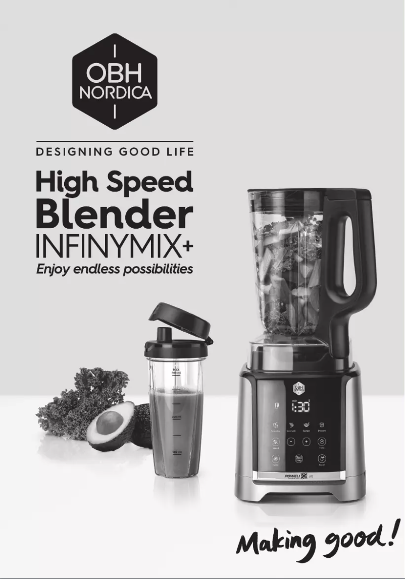 Página 1 del manual Manual de usuario OBH Nordica Infiny Mix+