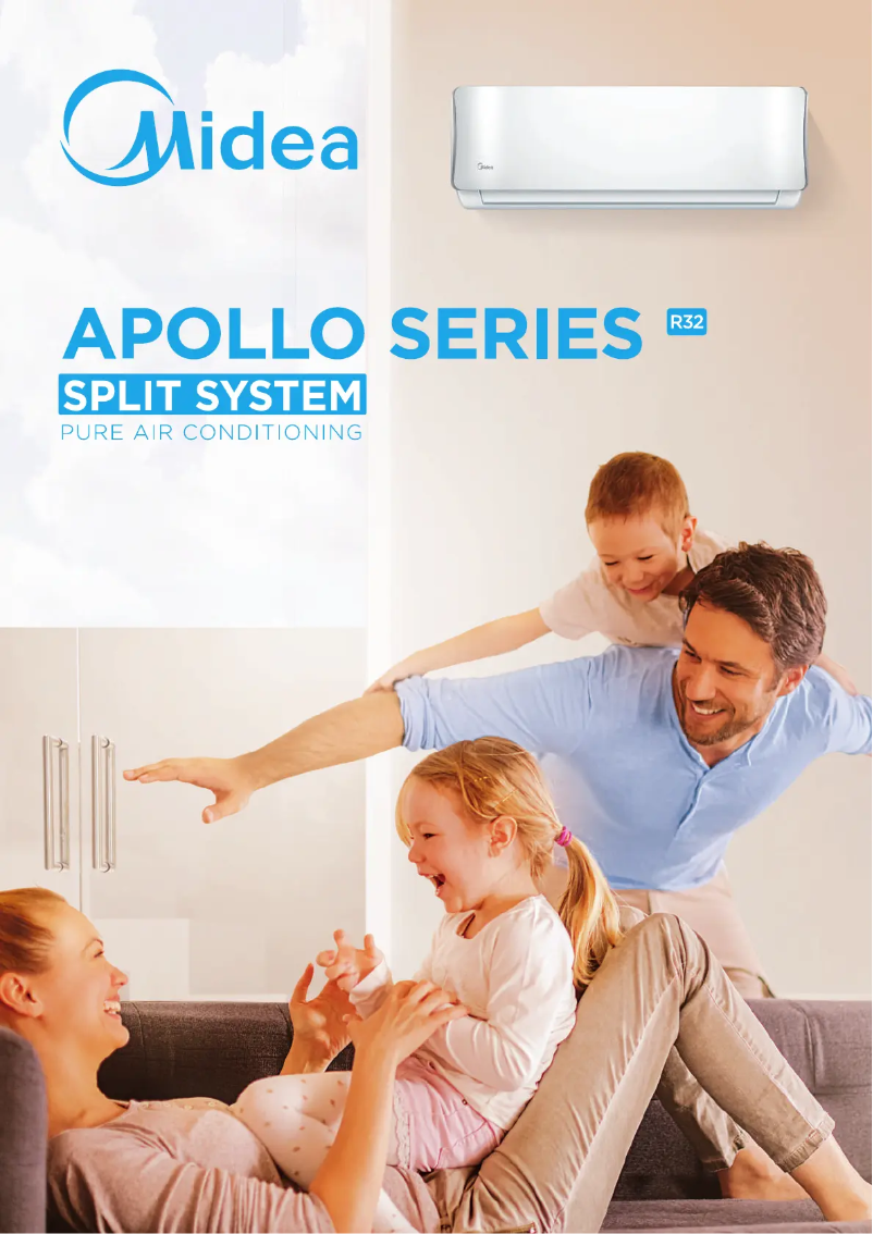 Page 1 de la notice Brochure Midea Apollo MFAB35NB/WB