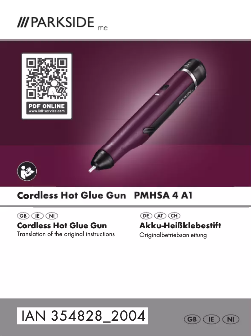 Image de la première page du manuel de l'appareil PMHSA 4 A1