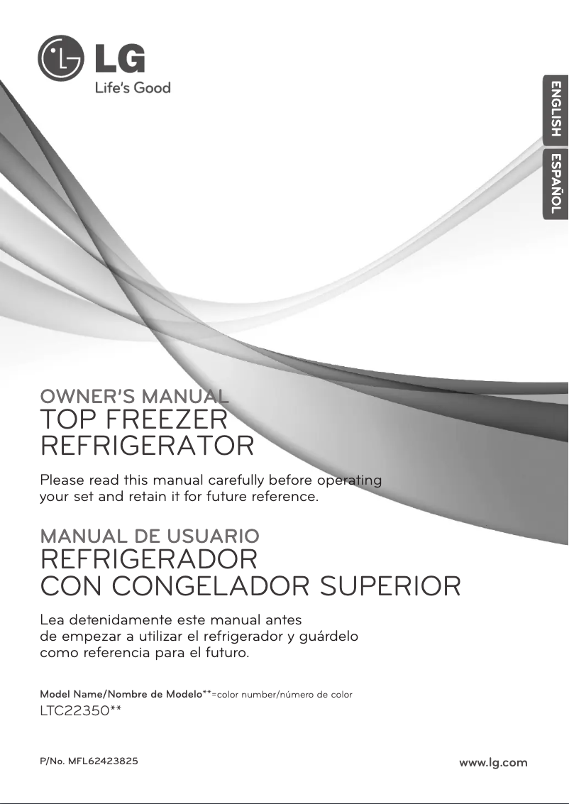 Page n°1 - Manuel utilisateur LG LTC22350SS