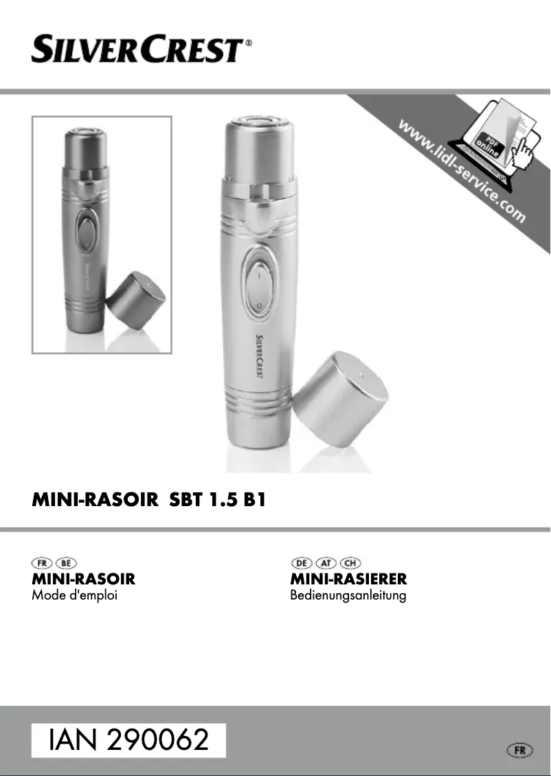 Image de la première page du manuel de l'appareil SBT 1.5 B1