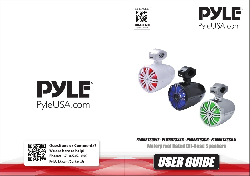 Image de la première page du manuel de l'appareil PLMRBT33WT