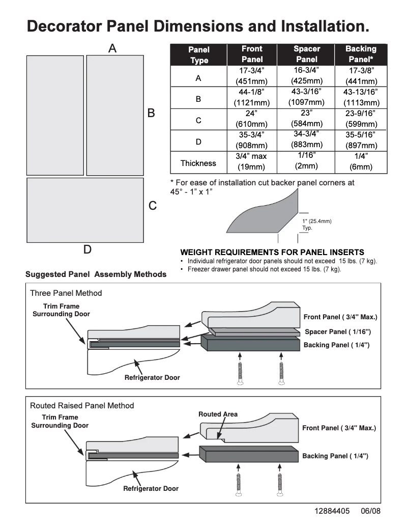 Page 1 of the manual Instructions / Assembly JennAir JFC2290RTB