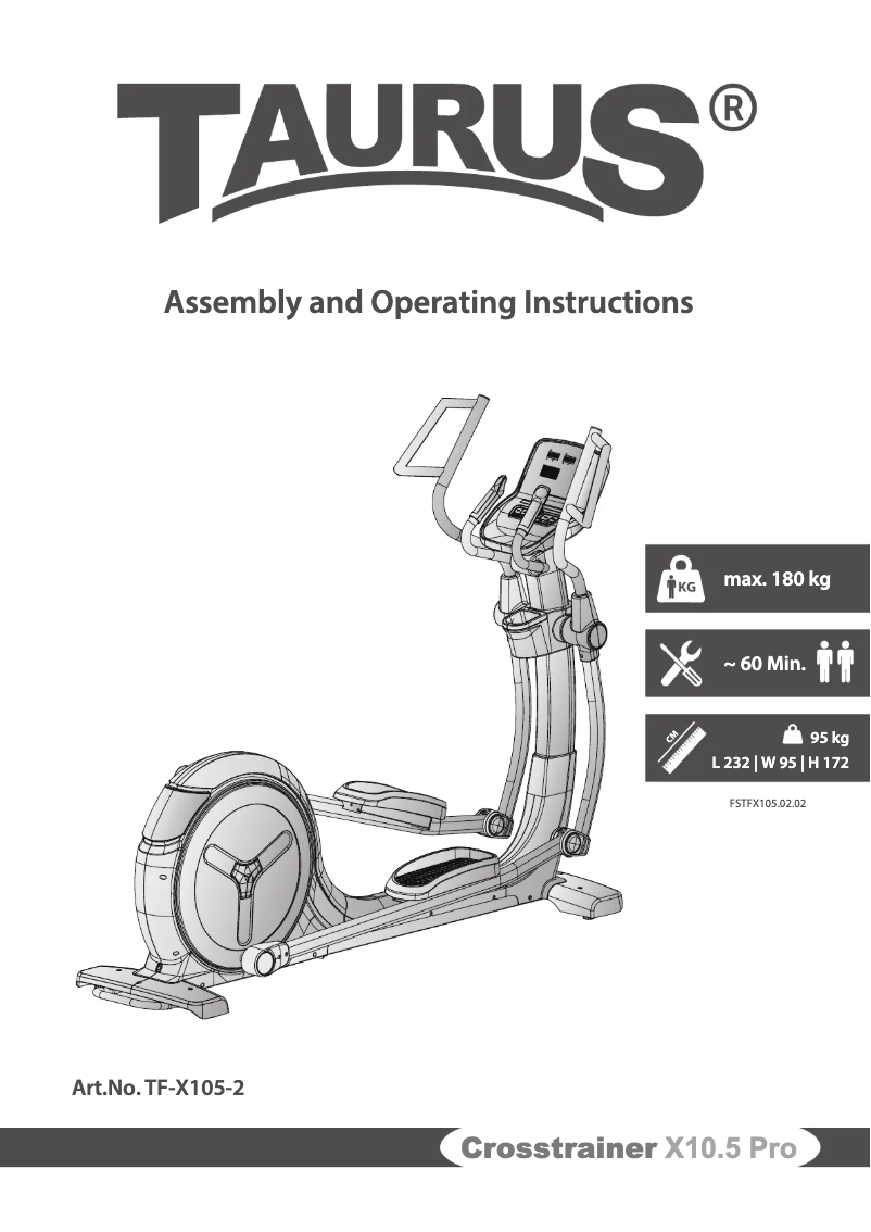 Página 1 del manual Manual de usuario Taurus X10.5 Pro