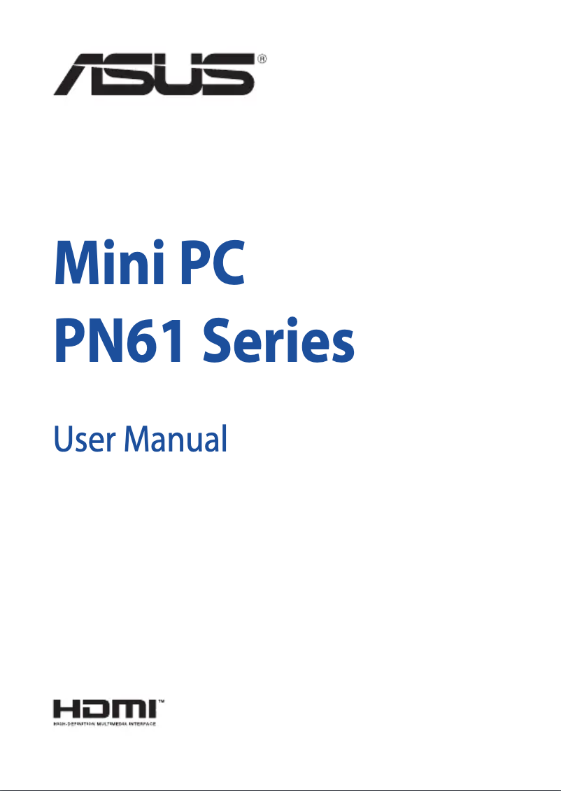 Page n°1 - Manuel utilisateur Asus PN61