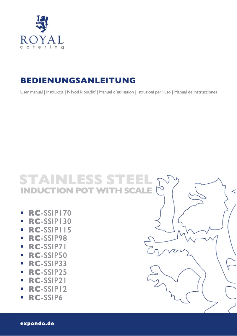 Image de la première page du manuel de l'appareil RC-SSIP12