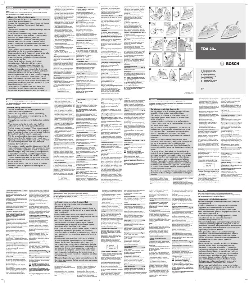 Page 1 de la notice Manuel utilisateur Bosch TDA2325