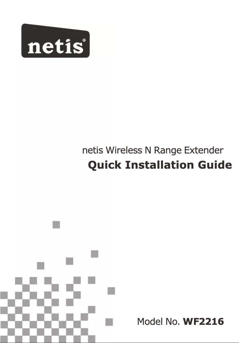 Page n°1 - Manuel utilisateur Netis WF2216