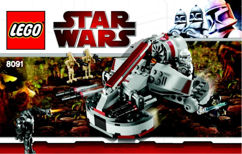 Image de la première page du manuel de l'appareil Republic Swamp Speeder (TM)