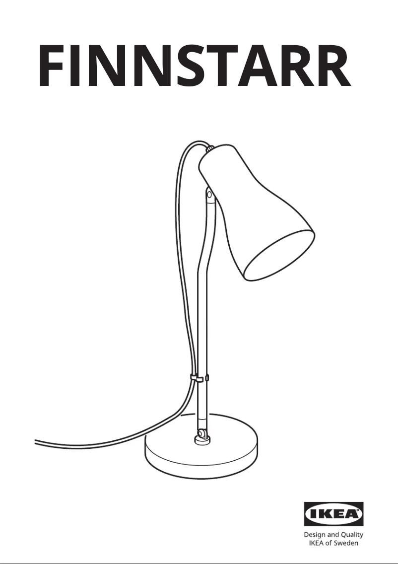 Page 1 de la notice Manuel utilisateur Ikea FINNSTARR 304.689.54