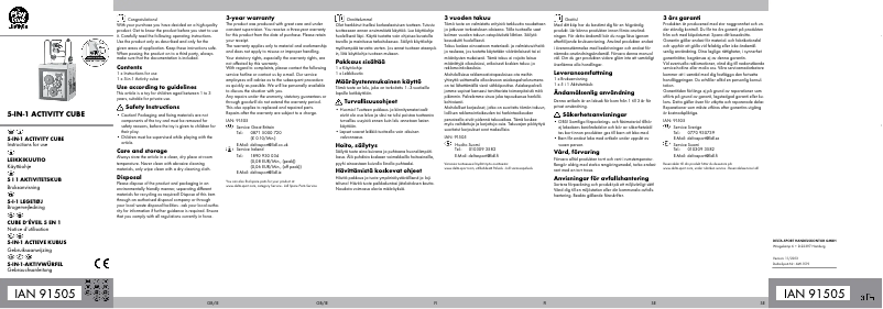 Página 1 del manual Manual de usuario Playtive IAN 91505