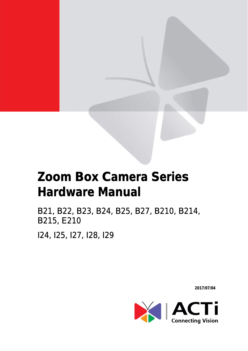 Image de la première page du manuel de l'appareil B22