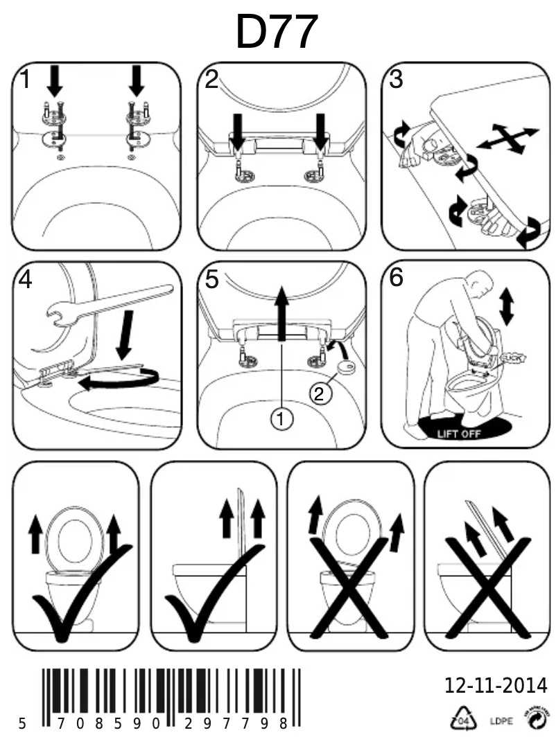 Page 1 de la notice Manuel utilisateur Pressalit 3