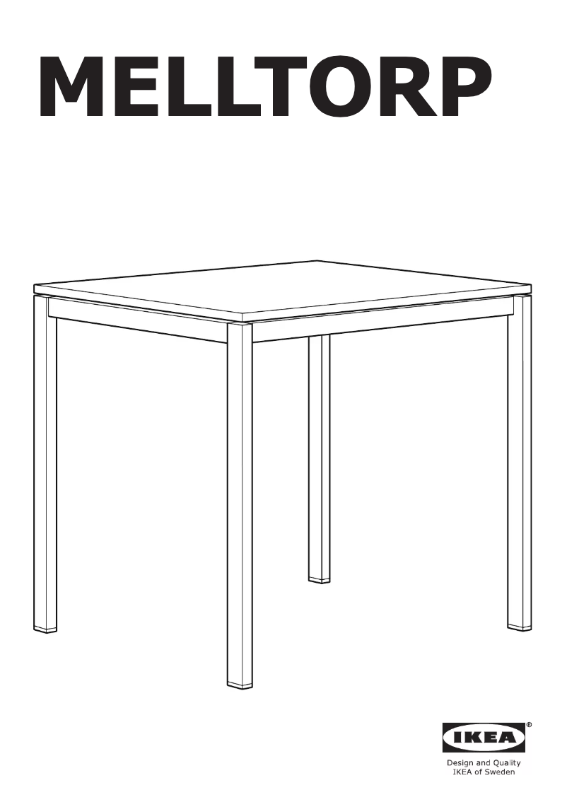 Imagen de la primera página del manual del dispositivo MELLTORP