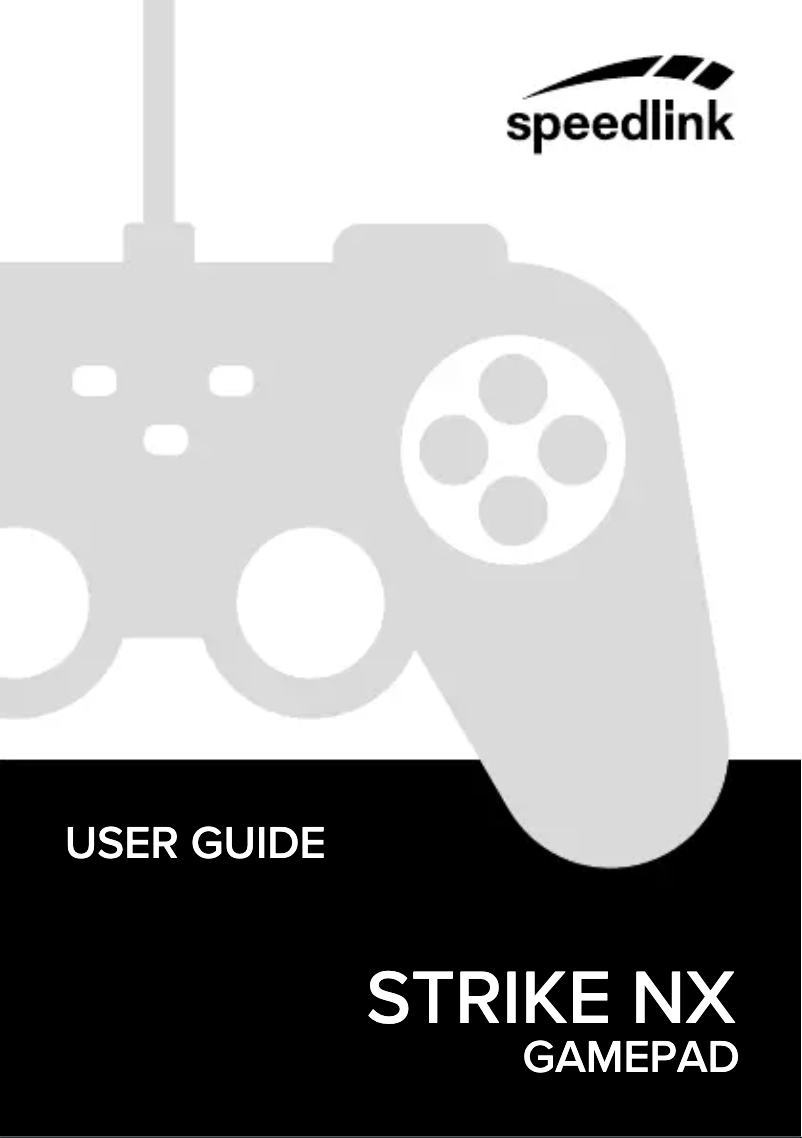 Page 1 de la notice Manuel utilisateur Speed-Link Strike NX SL-650000-BK-01