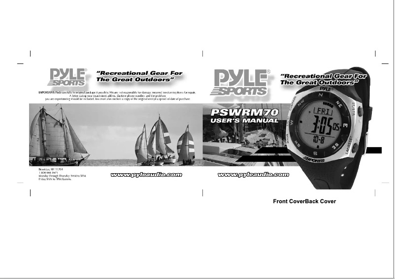 Image de la première page du manuel de l'appareil PSWRM70