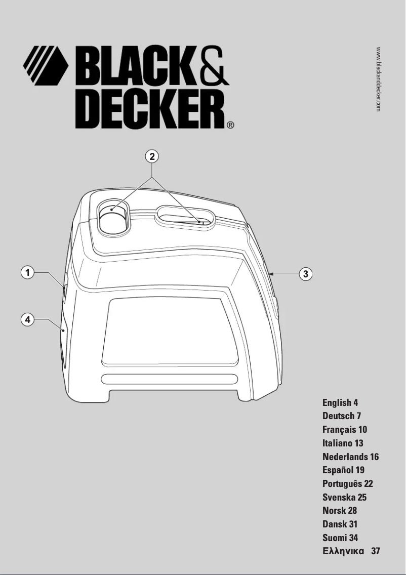 Página 1 del manual Manual de usuario Black & Decker BDL120