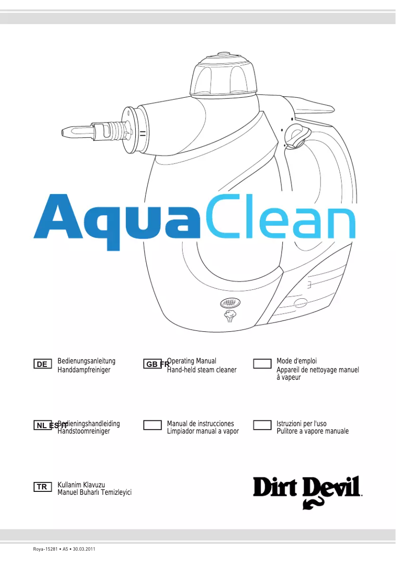 Image de la première page du manuel de l'appareil AquaClean M317