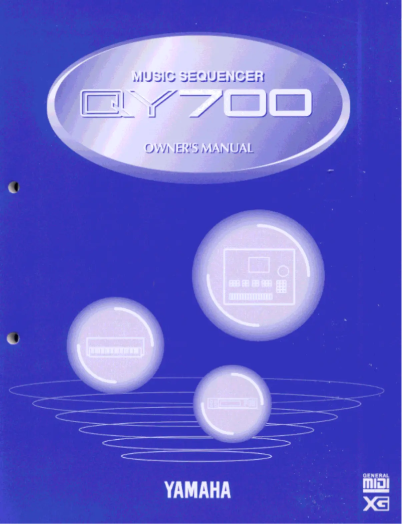 Page n°1 - Manuel utilisateur Yamaha QY700