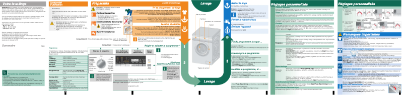 Page 1 de la notice Manuel utilisateur Siemens WM14Q462FF