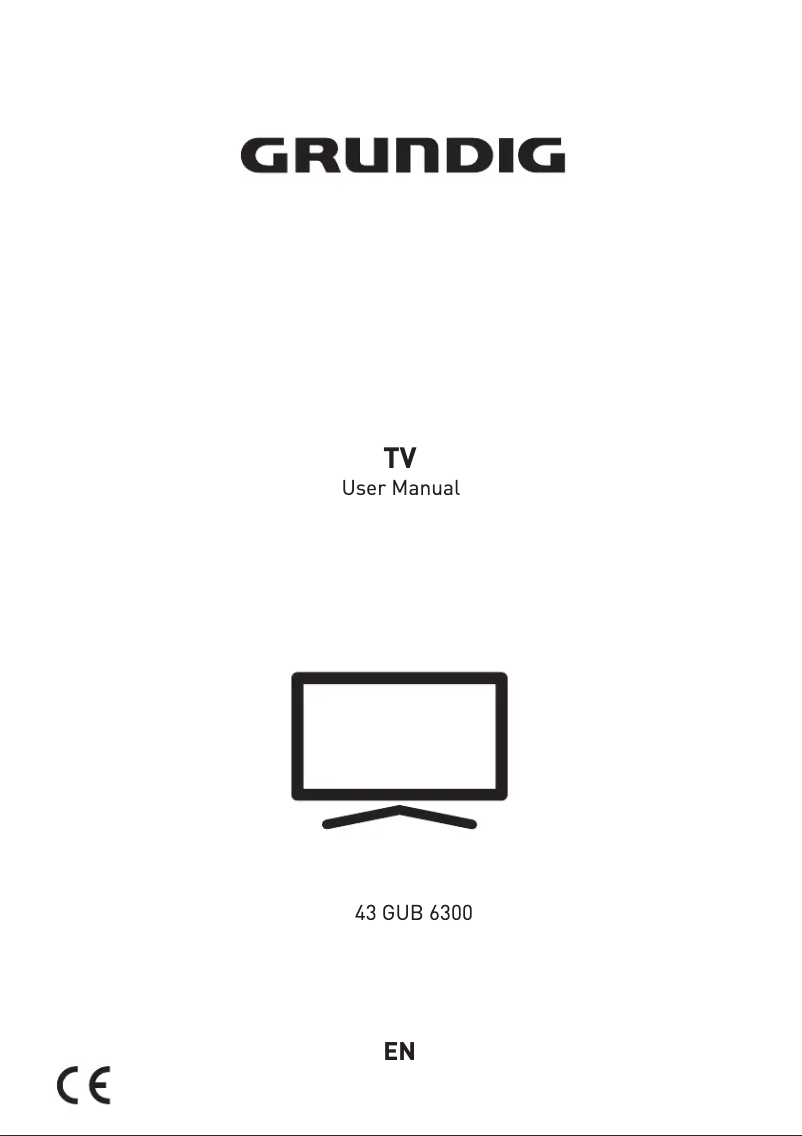 Image de la première page du manuel de l'appareil 43 GUB 6300