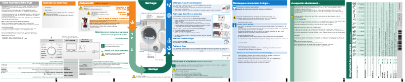 Page 1 de la notice Manuel utilisateur Siemens WT46W580FF