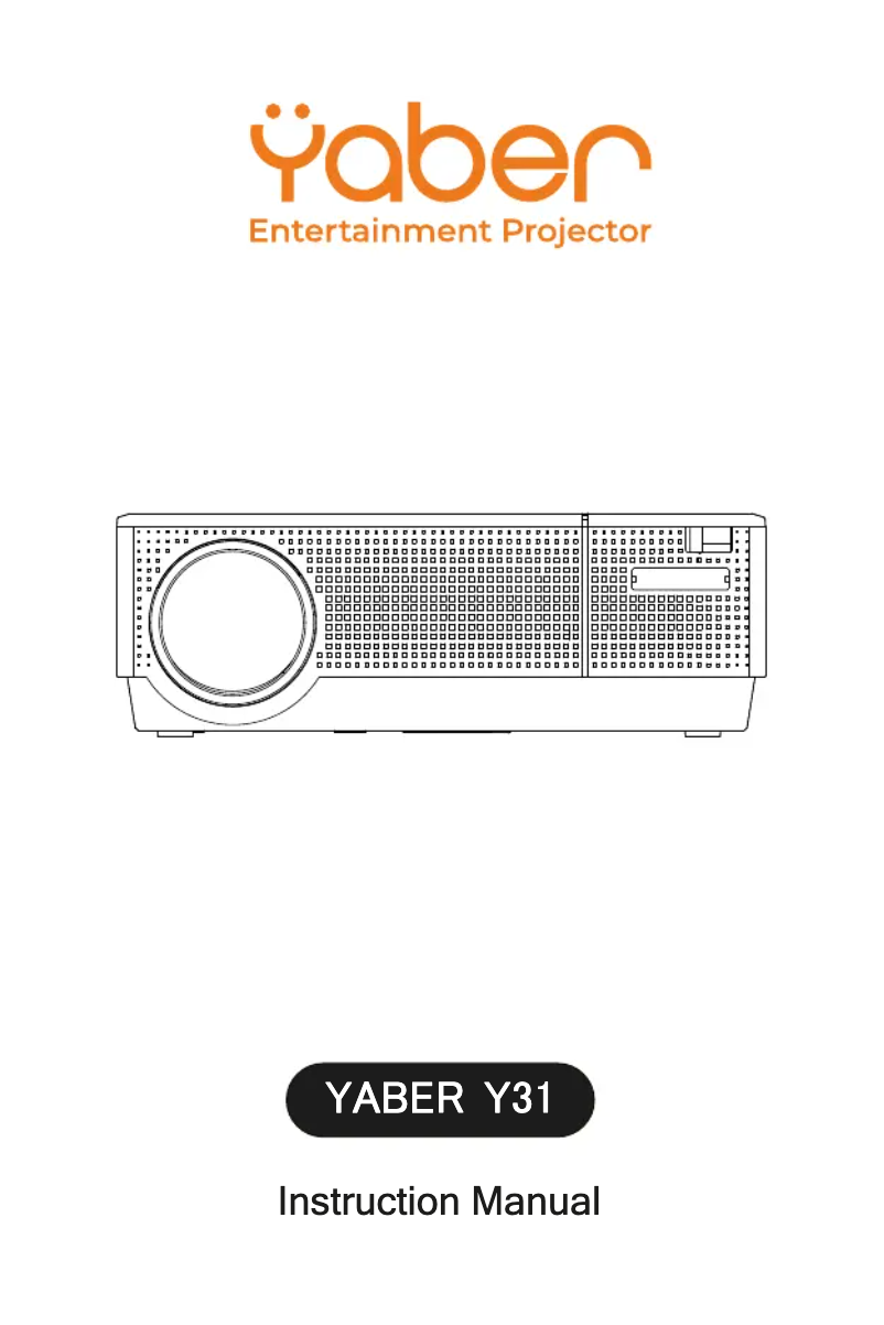 Page 1 de la notice Manuel utilisateur Yaber Y31