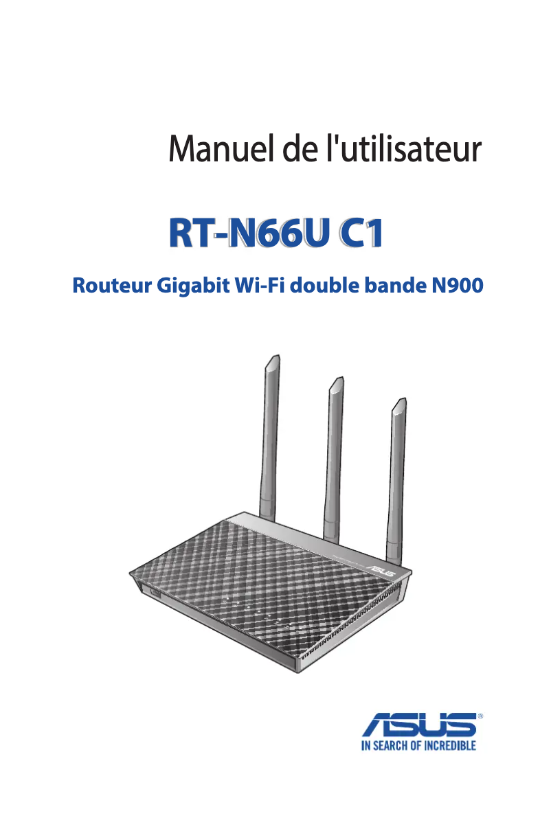 Image de la première page du manuel de l'appareil RT-N66U
