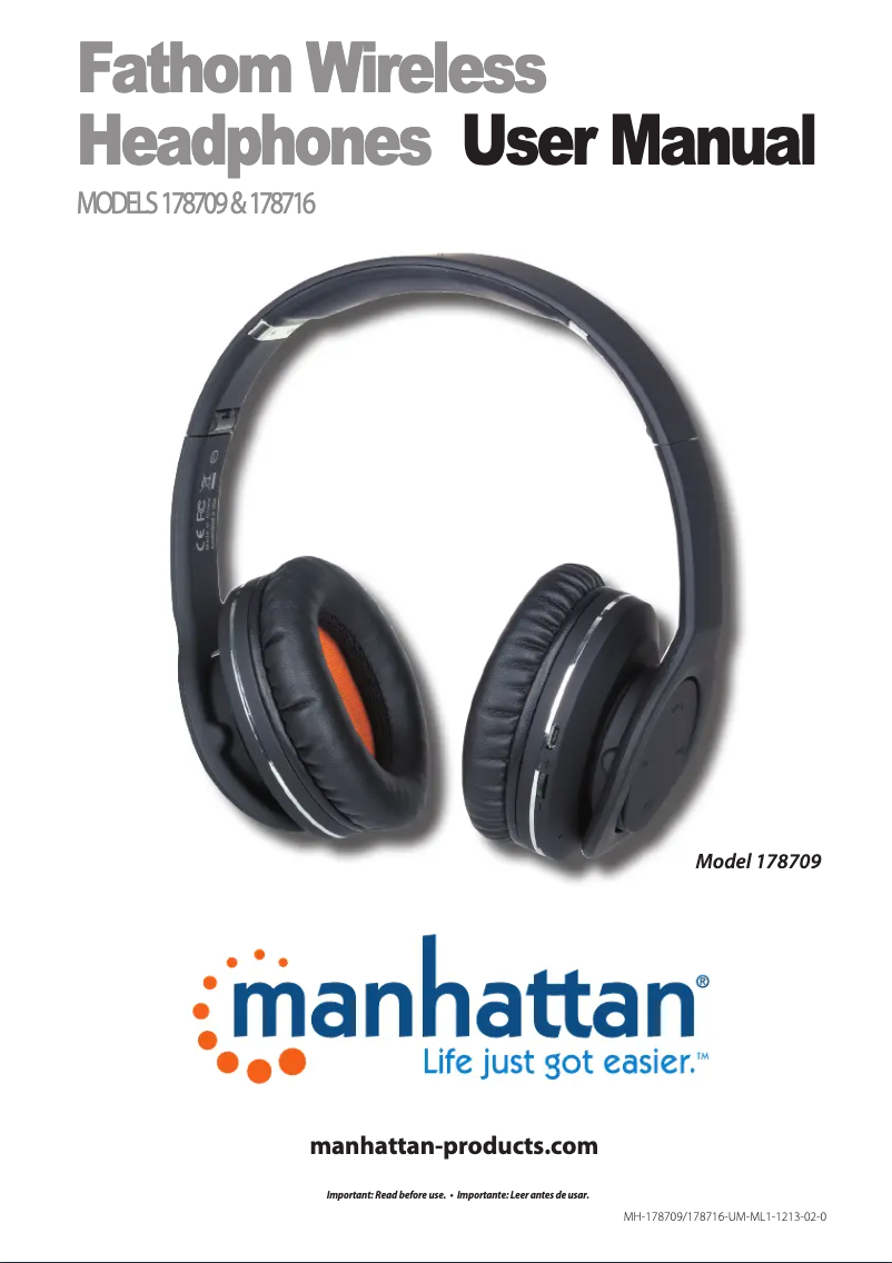 Page 1 de la notice Manuel utilisateur Manhattan Fathom