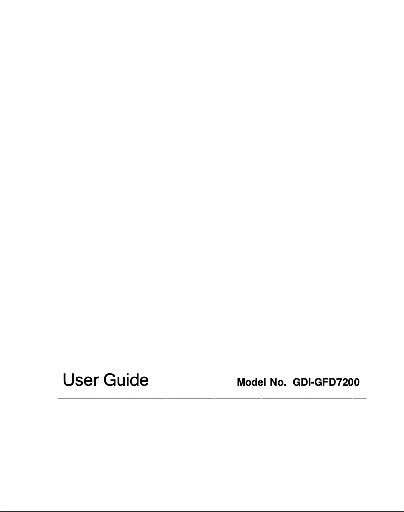 Page 1 de la notice Manuel utilisateur Grace Digital Audio Matchstick GDI-GFD7200